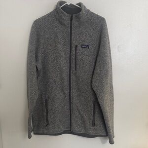 Patagonia Men’s Heather Gray Fleece Jacket